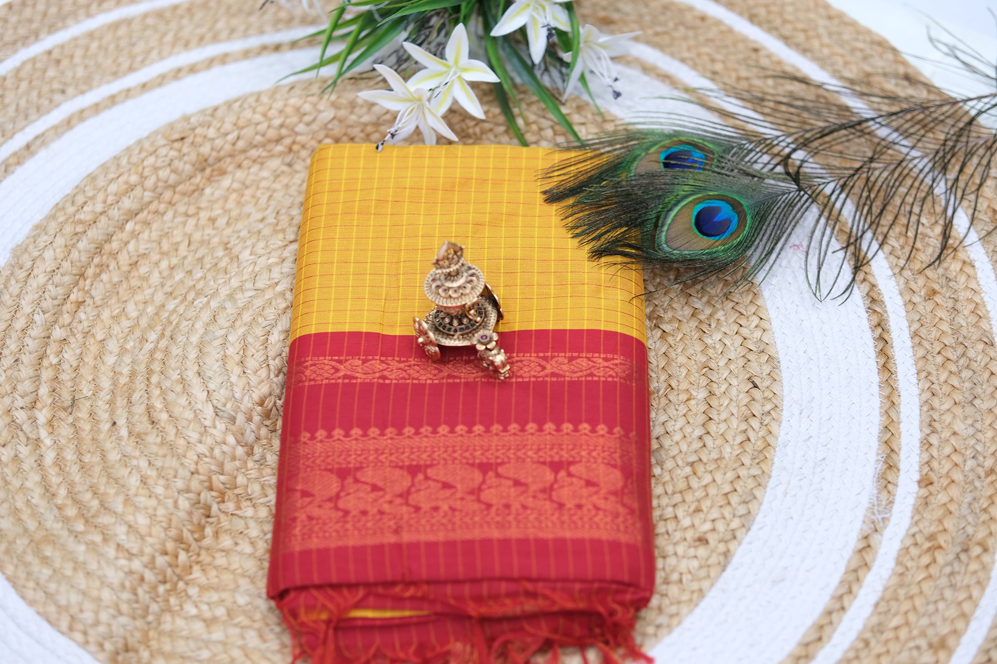 KALYANI CHECKED SAREE