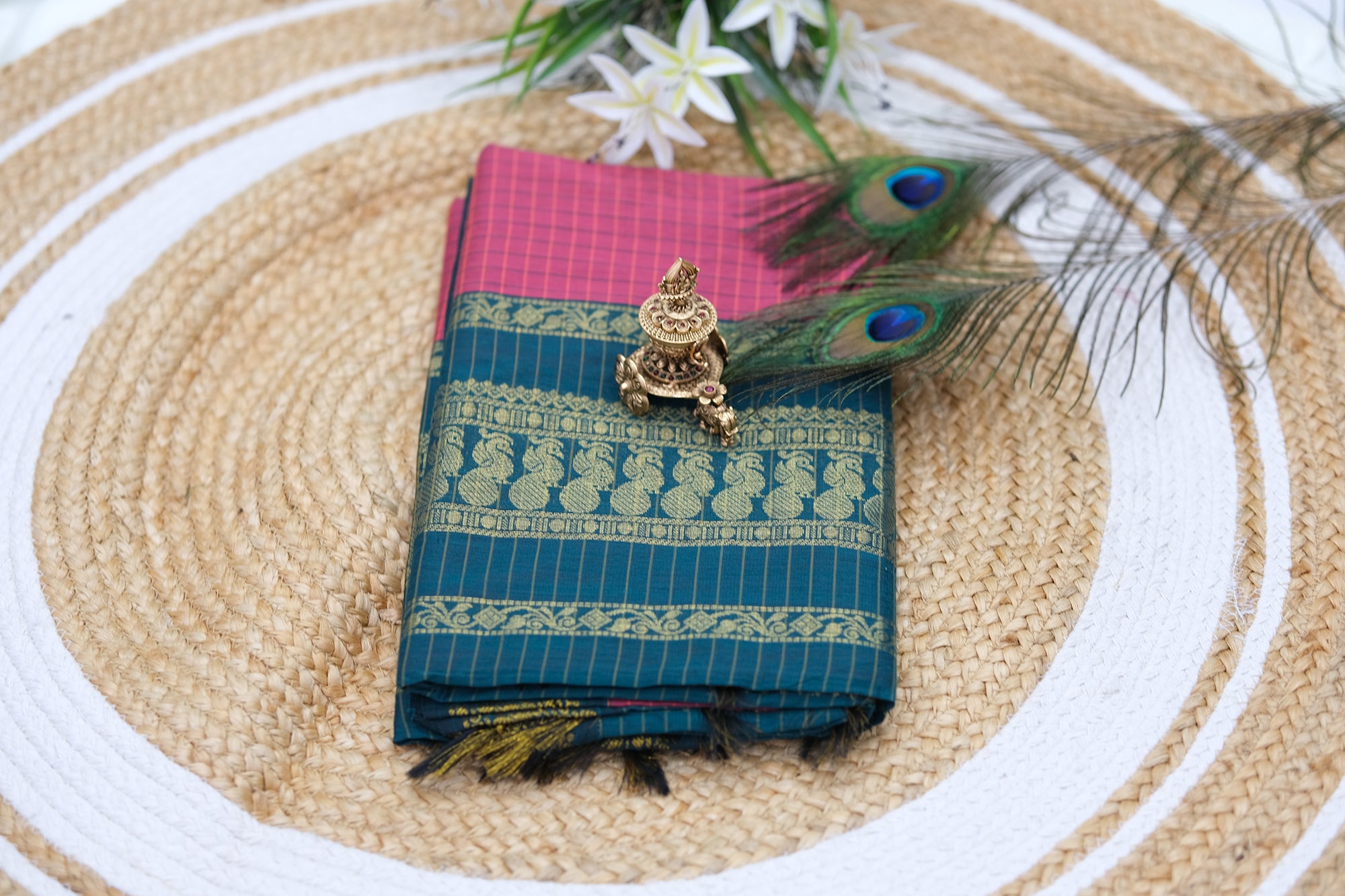 KALYANI CHECKED SAREE