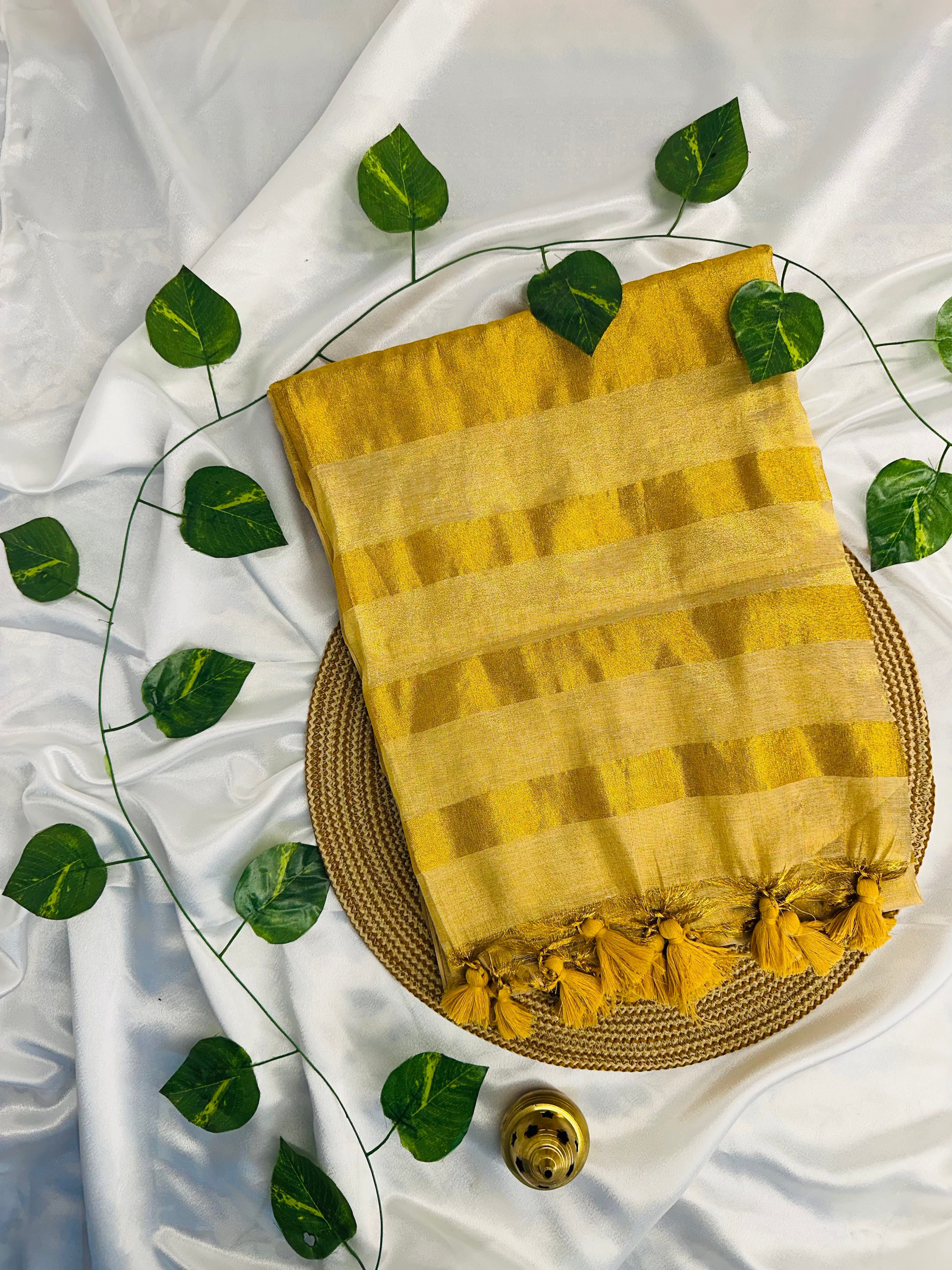 Kerala traditional tissue saree