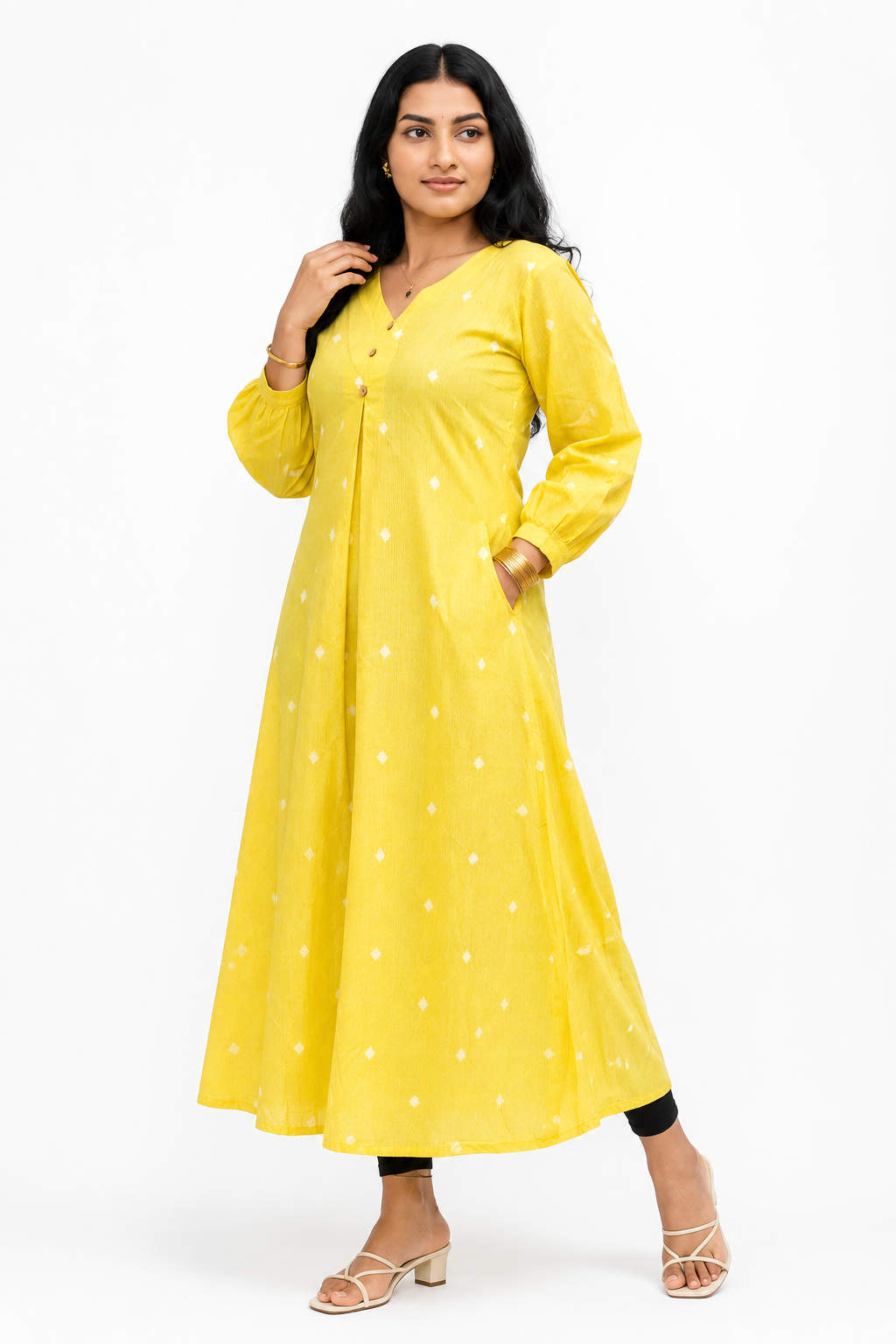Yellow kurta