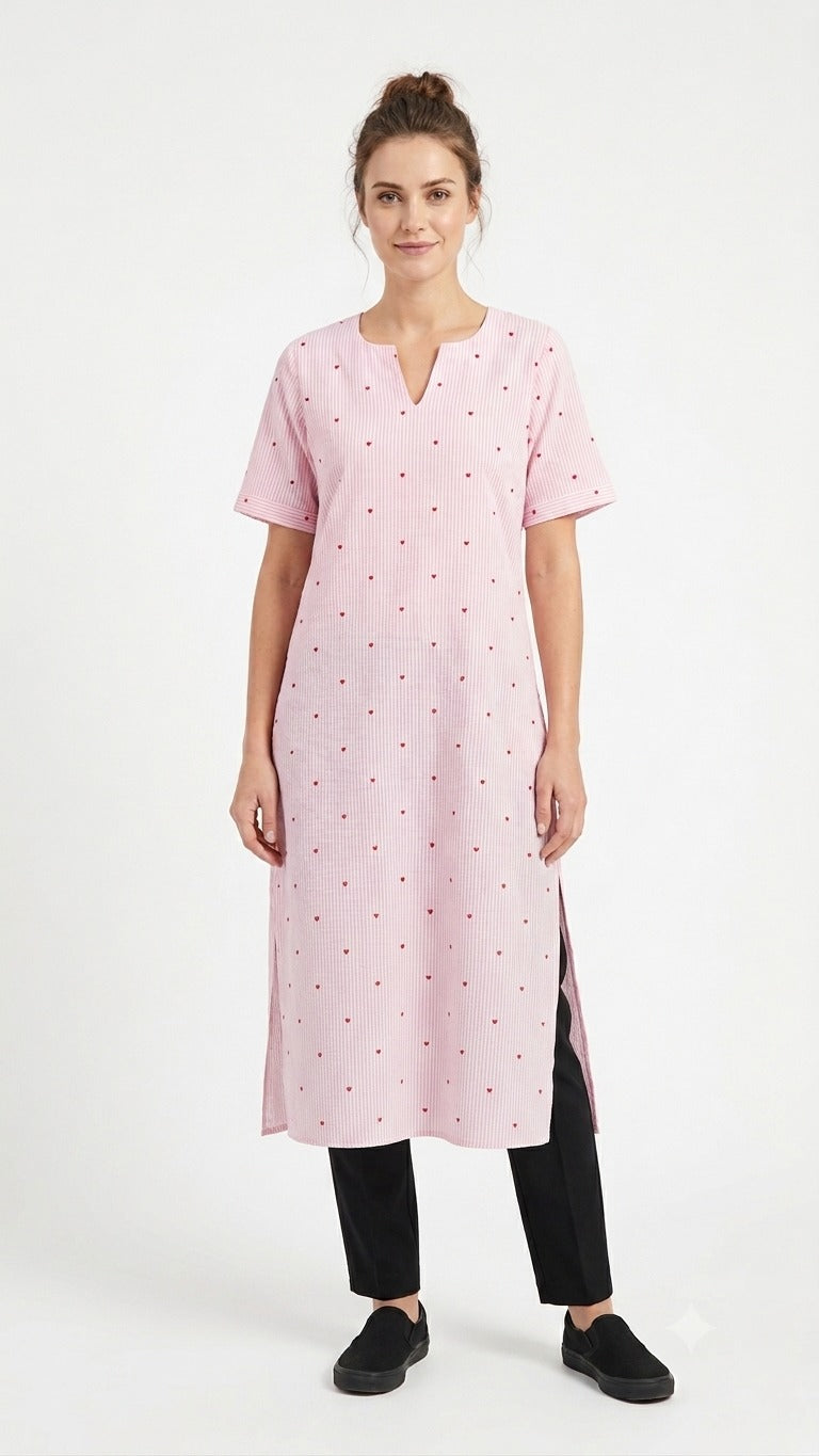 Pink kurta