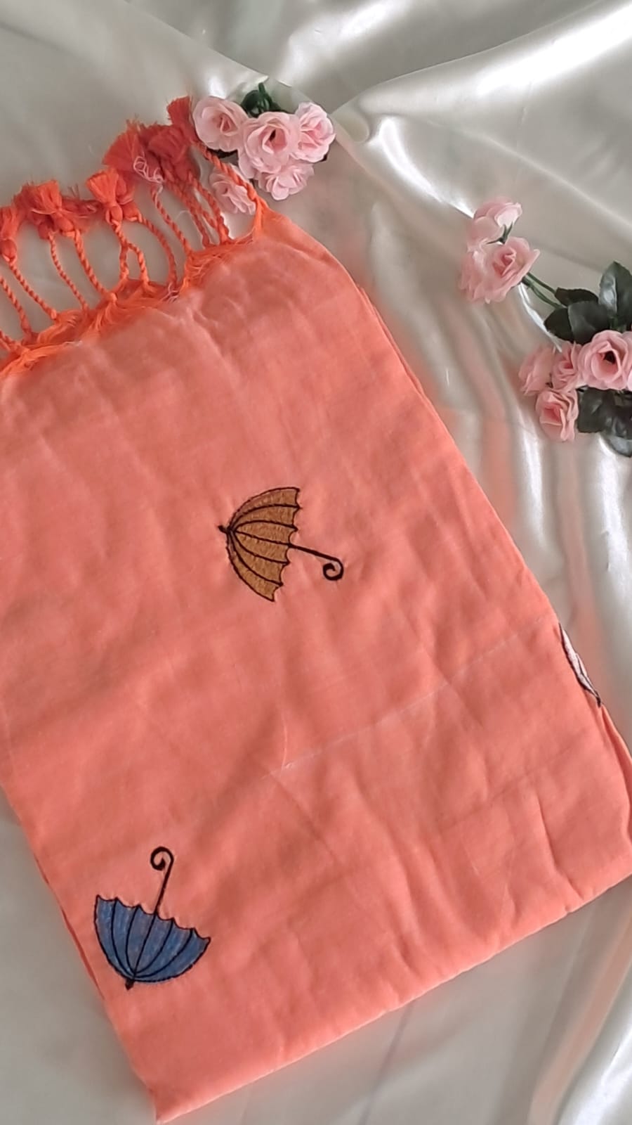 Mul cotton saree