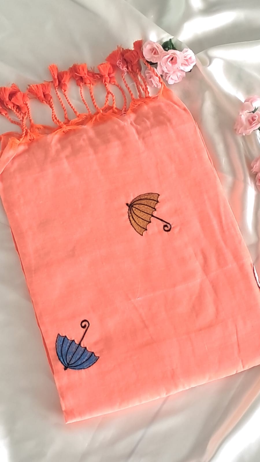 Mul cotton saree