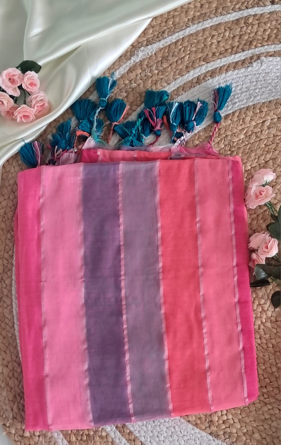 Mul cotton saree